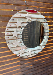 The Alzirr Offset Slatted Mirror