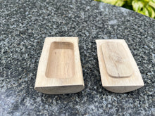 Load image into Gallery viewer, The Agena Rustic Oak Lidded Trinket Box