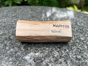 The Nihal Rustic Oak Open Topped Trinket Box