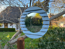 Load image into Gallery viewer, The Rotanev Slatted Pine Mirror