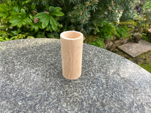 The Indi Cylindrical Oak Vase