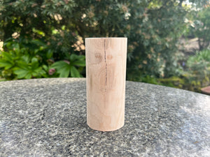 The Indi Cylindrical Oak Vase