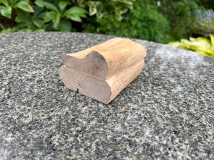 The Chow Rustic Oak Lidded Trinket Box