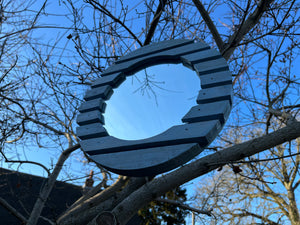 The Rotanev Slatted Pine Mirror