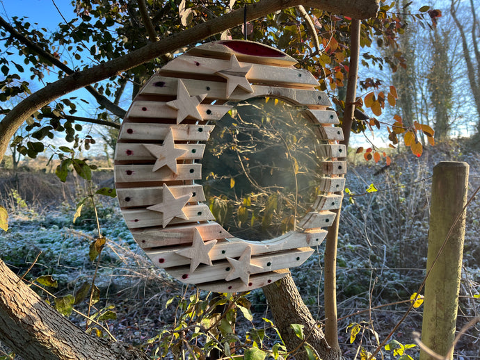 The Alzirr Offset Slatted Mirror