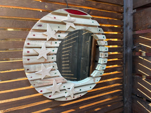 The Alzirr Offset Slatted Mirror