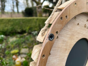 The Chi Draconis Slatted Frame Mirror