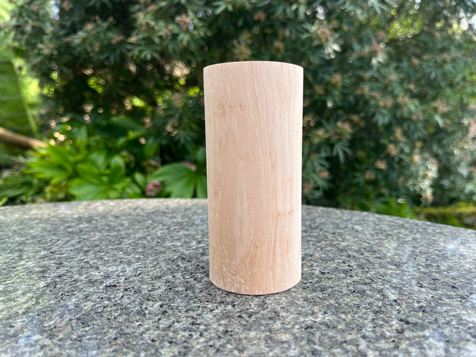 The Indi Cylindrical Oak Vase