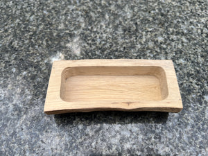 The Nihal Rustic Oak Open Topped Trinket Box