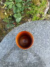 Load image into Gallery viewer, Orange Metal Retro vase