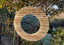 Load image into Gallery viewer, The Sadalsuud 400mm Slatted Wood Mirror