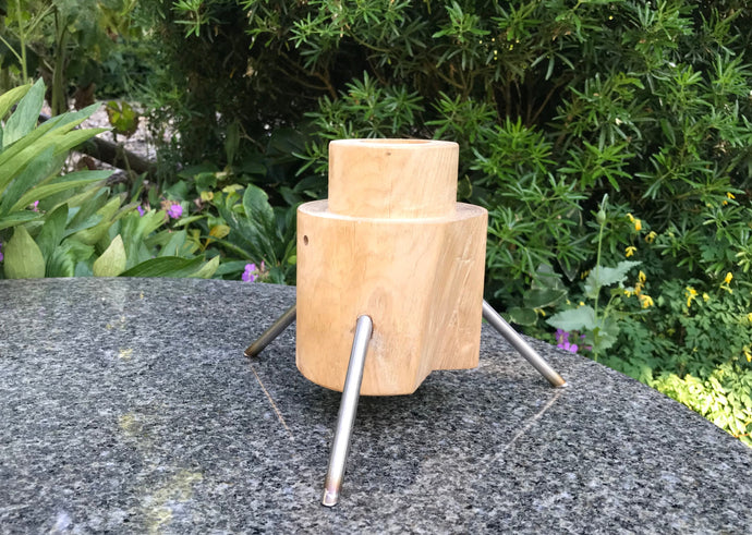 The Alcyone Glass Citronella Chimney Burner