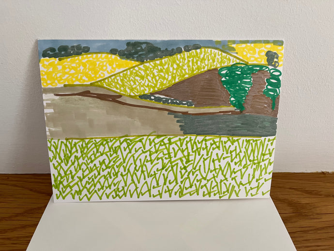 Scenic View Greeting Card
