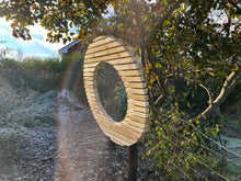 Load image into Gallery viewer, The Sadalsuud 400mm Slatted Wood Mirror