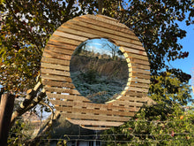 Load image into Gallery viewer, The Sadalsuud 400mm Slatted Wood Mirror