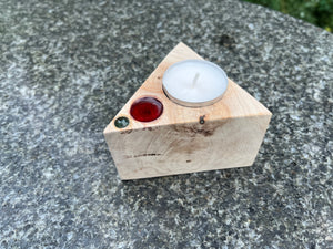 The Segin Triangular Tea Light Holder