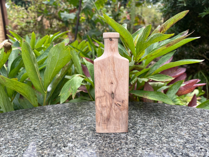 The Alpha Oblong Rustic Oak Vase