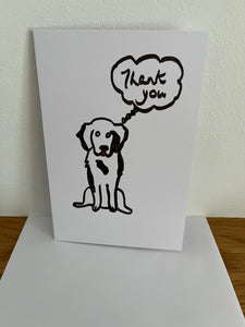 Thank you Dog Greeting Card
