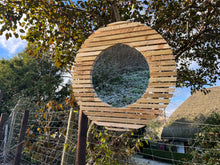 Load image into Gallery viewer, The Sadalsuud 400mm Slatted Wood Mirror