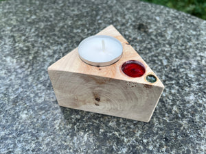 The Segin Triangular Tea Light Holder