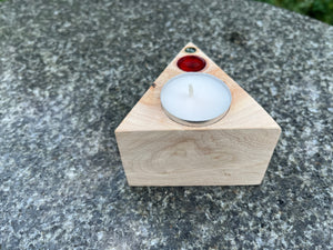 The Segin Triangular Tea Light Holder