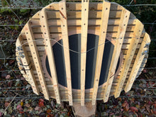 Load image into Gallery viewer, The Sadalsuud 400mm Slatted Wood Mirror