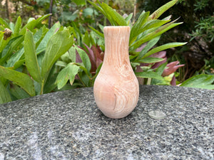 The Minkar Pear Shaped Oak Vase