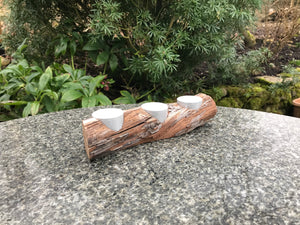 Alderamin, grape stem  tea light holder