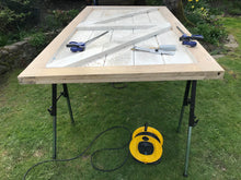 Load image into Gallery viewer, From Farmhouse door to Dining Table