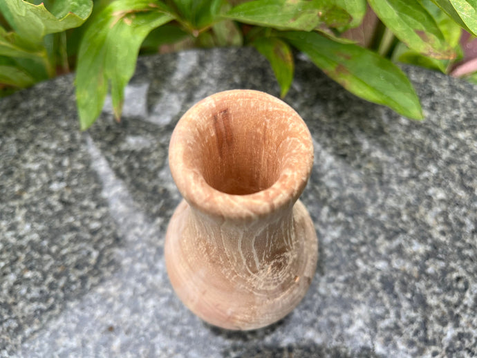 The Minkar Pear Shaped Oak Vase