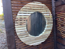 Load image into Gallery viewer, The Sadalsuud 400mm Slatted Wood Mirror