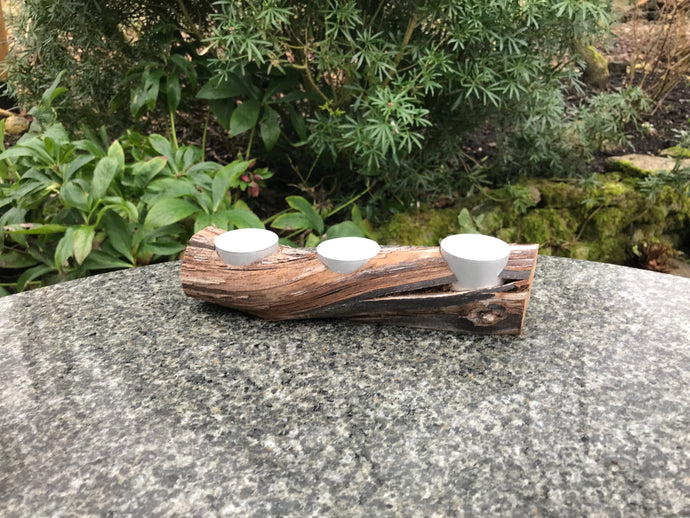Alderamin, grape stem  tea light holder