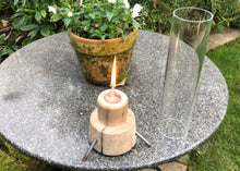 Load image into Gallery viewer, The Mintaka, Glass Chimney Citronella Burner