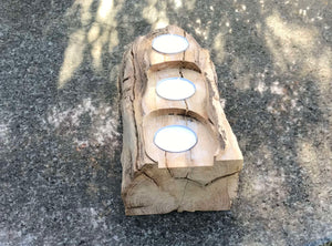 Almach 3 Tiered Carved Tealight Holder