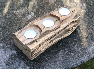 Almach 3 Tiered Carved Tealight Holder