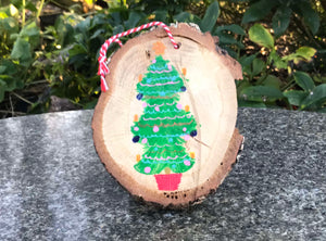 Turais Oak Christmas Hanging Decoration