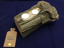 Load image into Gallery viewer, The Saiph Oak Tealight Holder