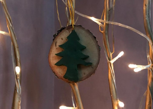 Rustic Oak Tree Decoration