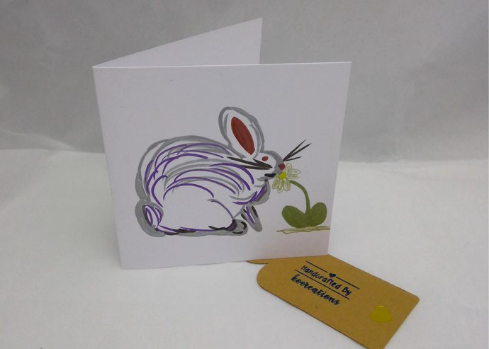 Rabbit - Greeting Card