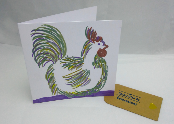 Cockerel - Greeting Card
