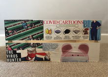 Load image into Gallery viewer, Bespoke Decoupage Wooden Storage Crate, Covid Pandemic Design