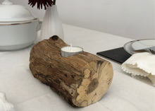 Load image into Gallery viewer, The Keld Oak Tealight Candle Holder