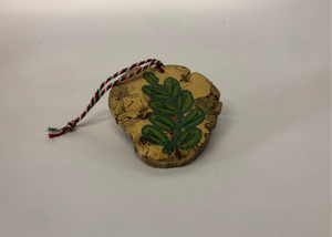 The Miram Hand Painted Rustic Oak Wall Hanging